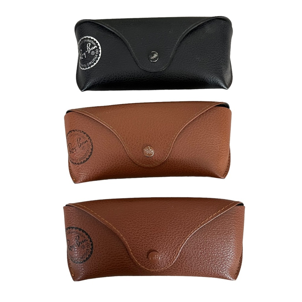 3 Ray-Ban Sunglasses by luxottica cases